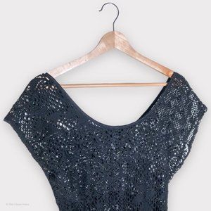 H&M swim coverup black